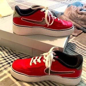 Nike Red Air forces